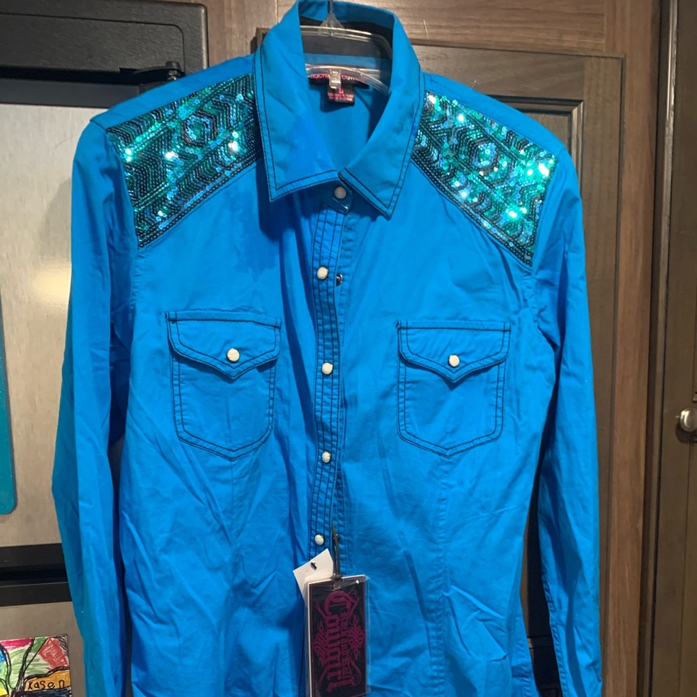Rock and Roll Cowgirl long sleeve shirt